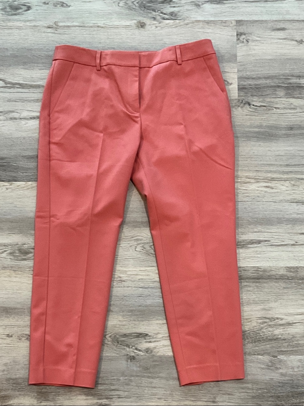 Express Coral Cropped Ankle Pants